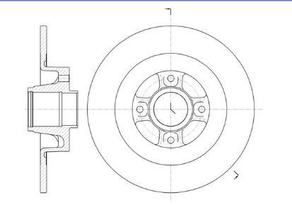 Stabdžių diskas PROFIT 5010-1443