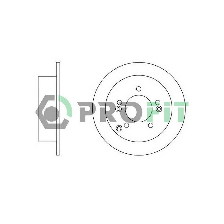 Stabdžių diskas PROFIT 5010-1447