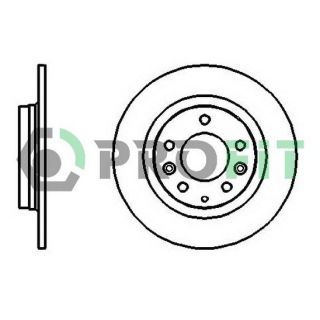 Stabdžių diskas PROFIT 5010-1500
