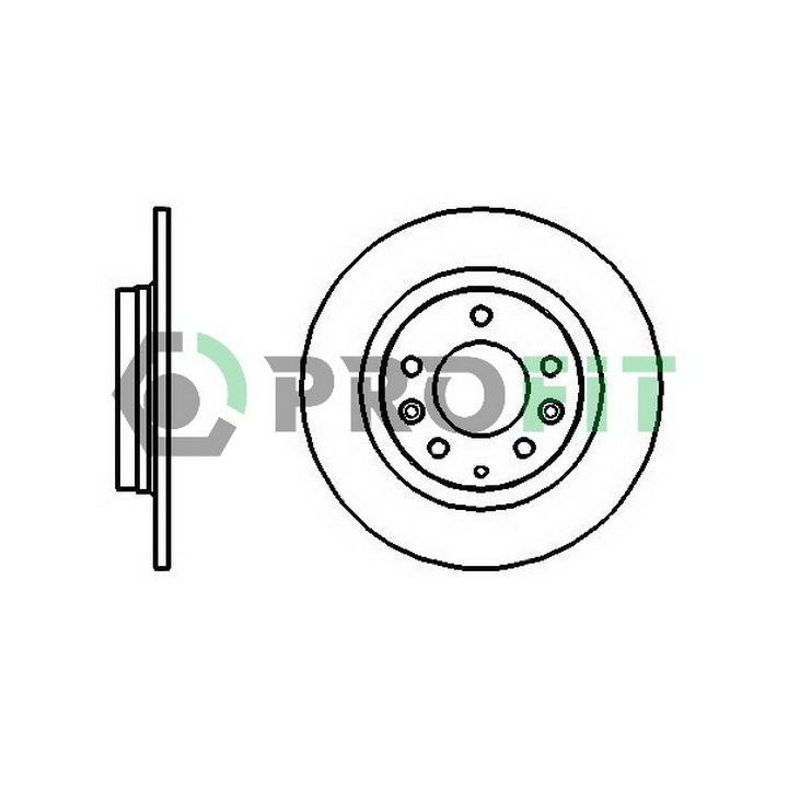 Stabdžių diskas PROFIT 5010-1500
