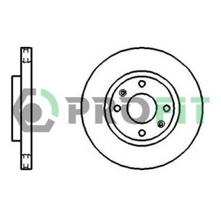 Stabdžių diskas PROFIT 5010-1522