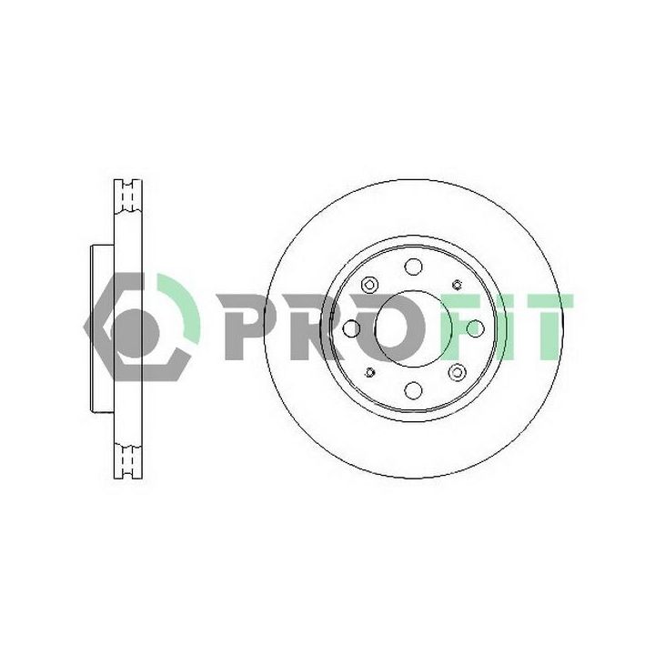 Stabdžių diskas PROFIT 5010-1528