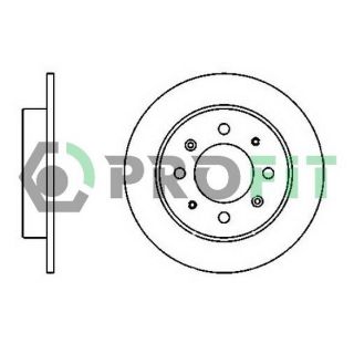 Stabdžių diskas PROFIT 5010-1541