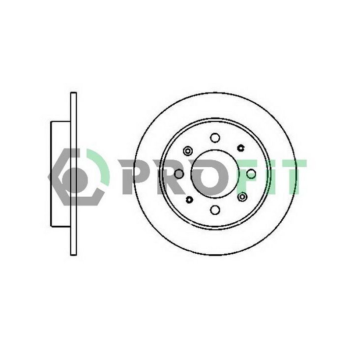 Stabdžių diskas PROFIT 5010-1541