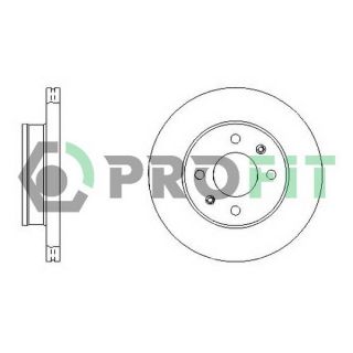 Stabdžių diskas PROFIT 5010-1632