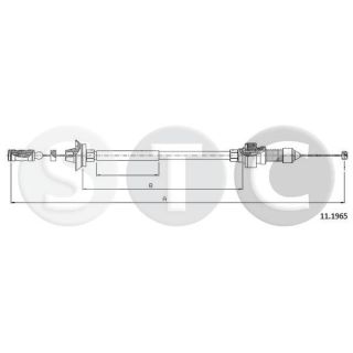 Akceleratoriaus trosas STC T480901