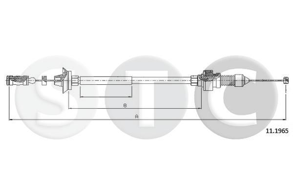 Akceleratoriaus trosas STC T480901