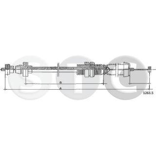 Akceleratoriaus trosas STC T481472