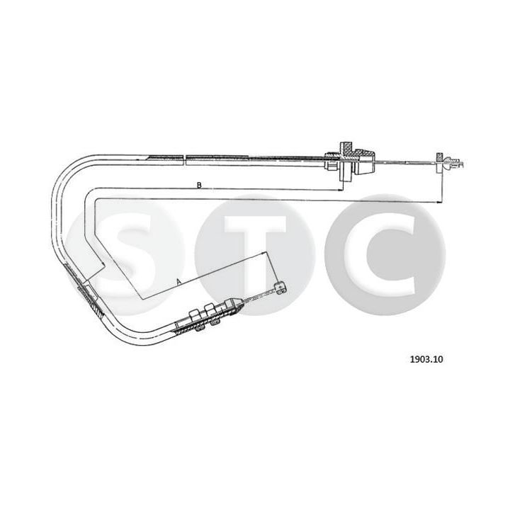 Akceleratoriaus trosas STC T481499