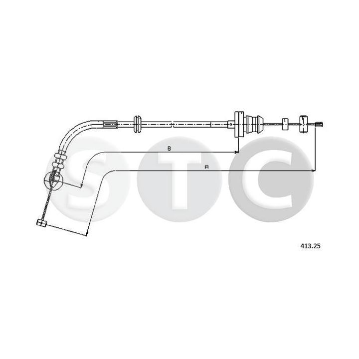 Akceleratoriaus trosas STC T481512