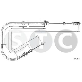 Akceleratoriaus trosas STC T481513