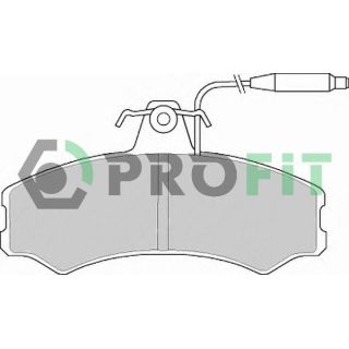 Stabdžių trinkelių rinkinys, diskinis stabdys PROFIT 5000-0287