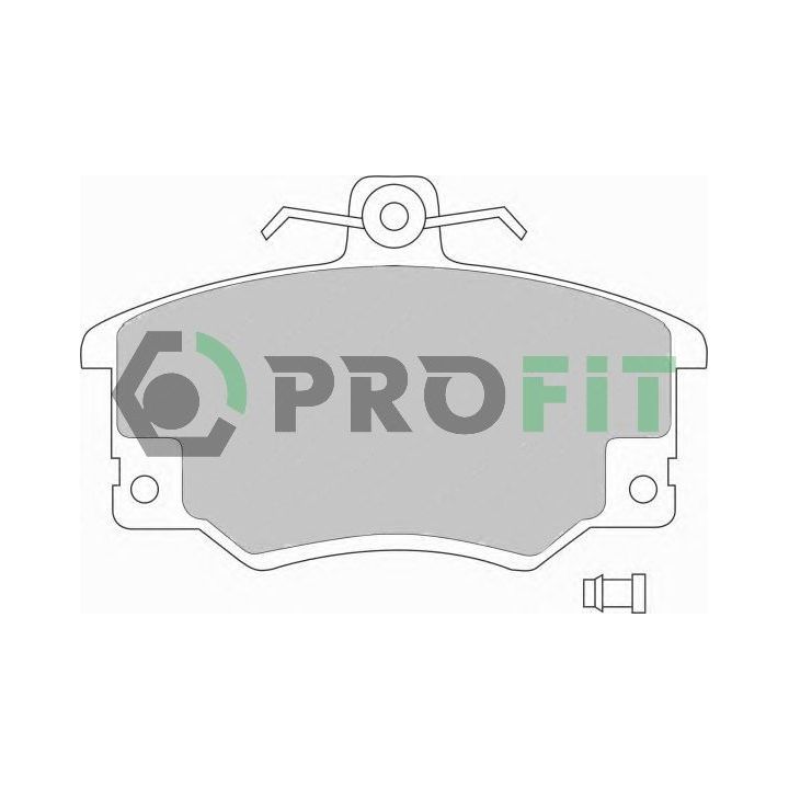 Stabdžių trinkelių rinkinys, diskinis stabdys PROFIT 5000-0370