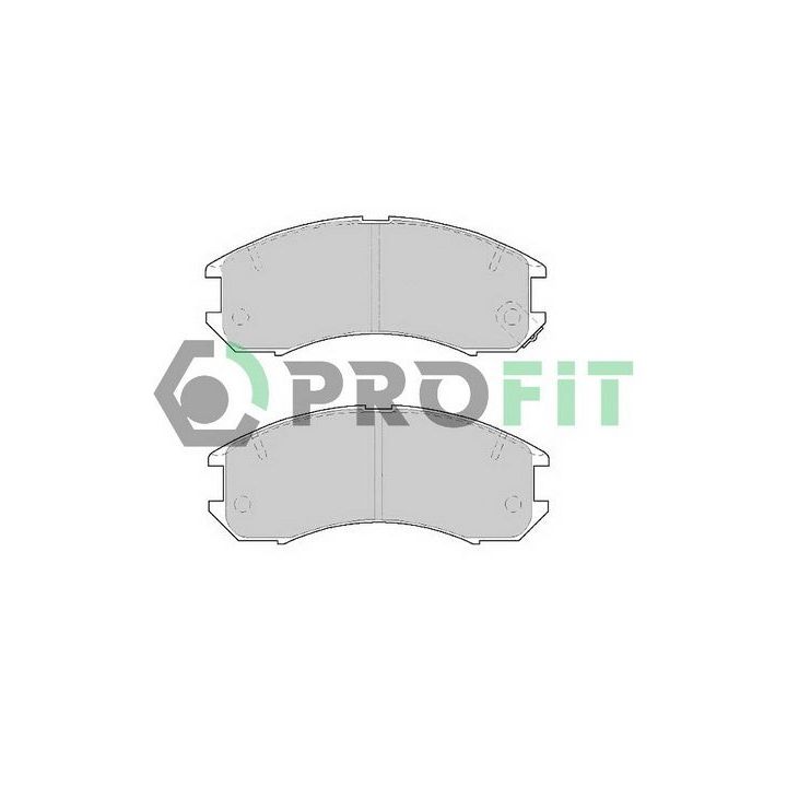 Stabdžių trinkelių rinkinys, diskinis stabdys PROFIT 5000-0576