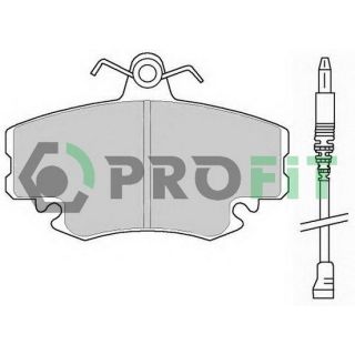 Stabdžių trinkelių rinkinys, diskinis stabdys PROFIT 5000-0845