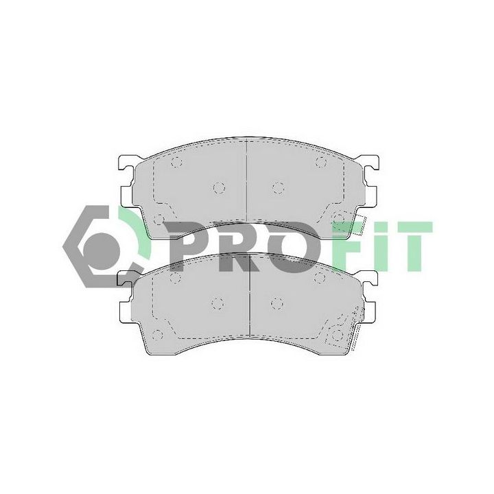 Stabdžių trinkelių rinkinys, diskinis stabdys PROFIT 5000-0950