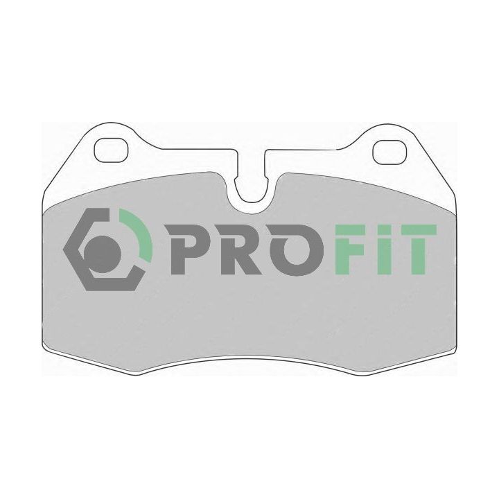 Stabdžių trinkelių rinkinys, diskinis stabdys PROFIT 5000-0998