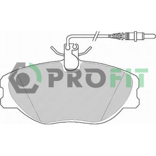 Stabdžių trinkelių rinkinys, diskinis stabdys PROFIT 5000-1000