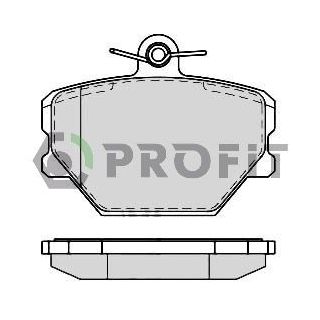 Stabdžių trinkelių rinkinys, diskinis stabdys PROFIT 5000-1162