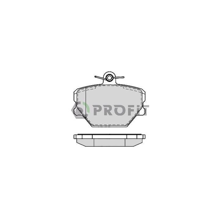 Stabdžių trinkelių rinkinys, diskinis stabdys PROFIT 5000-1162