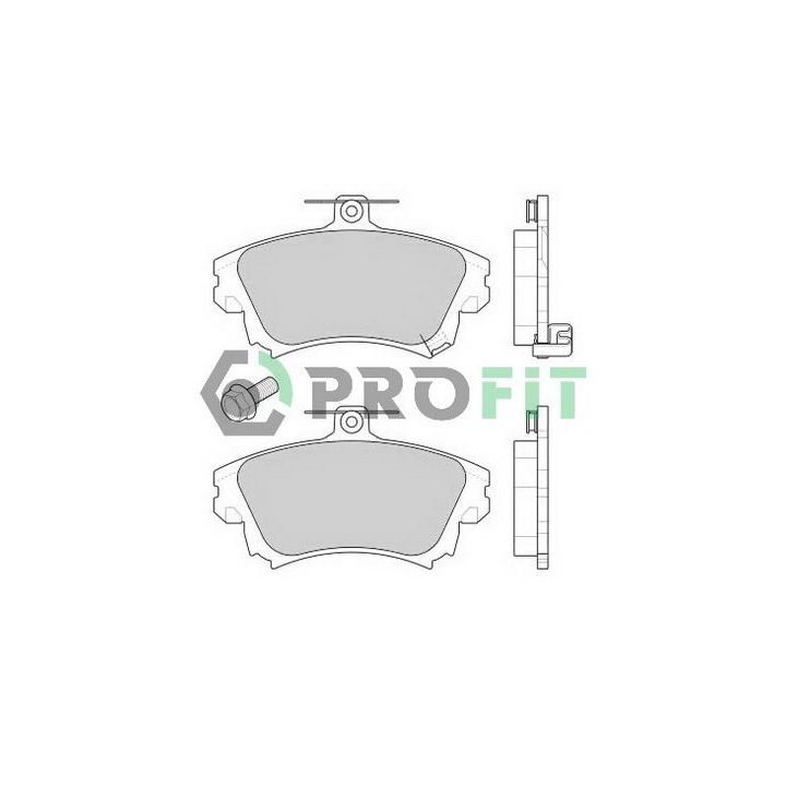 Stabdžių trinkelių rinkinys, diskinis stabdys PROFIT 5000-1384