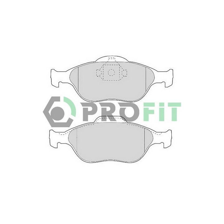 Stabdžių trinkelių rinkinys, diskinis stabdys PROFIT 5000-1394 C