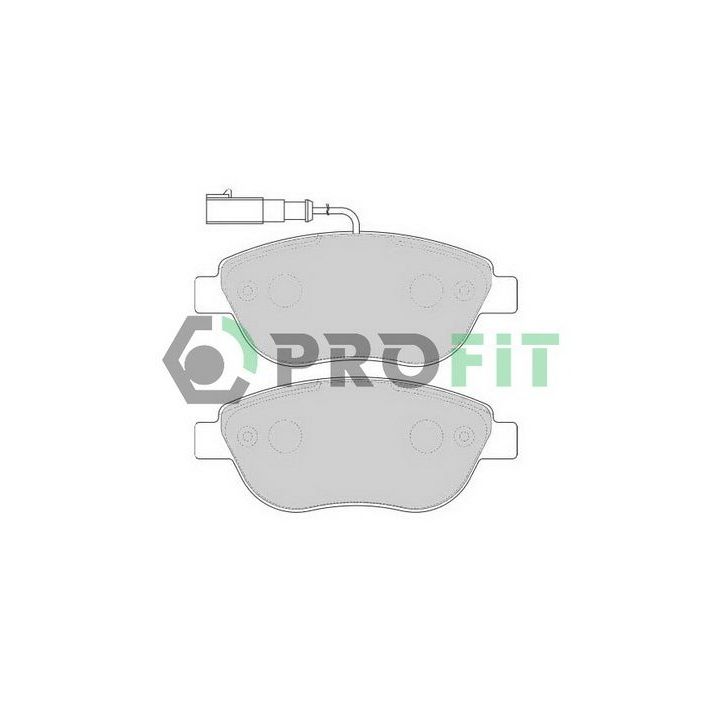 Stabdžių trinkelių rinkinys, diskinis stabdys PROFIT 5000-1467 C