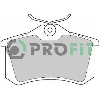 Stabdžių trinkelių rinkinys, diskinis stabdys PROFIT 5000-1491 C