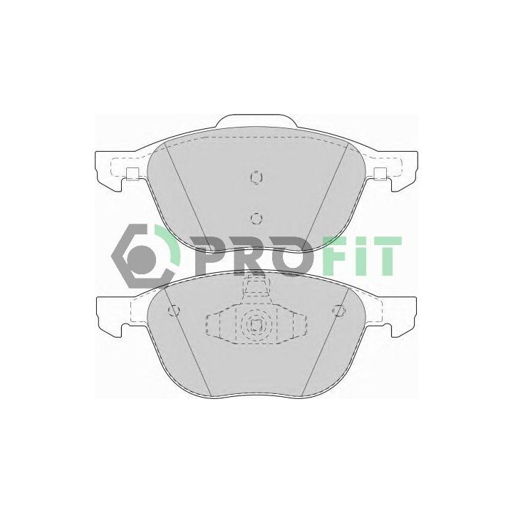 Stabdžių trinkelių rinkinys, diskinis stabdys PROFIT 5000-1594 C