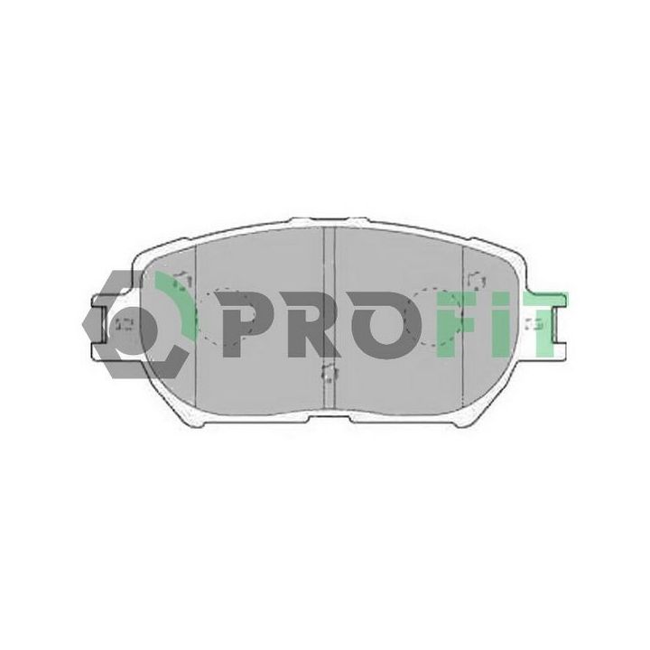 Stabdžių trinkelių rinkinys, diskinis stabdys PROFIT 5000-1620