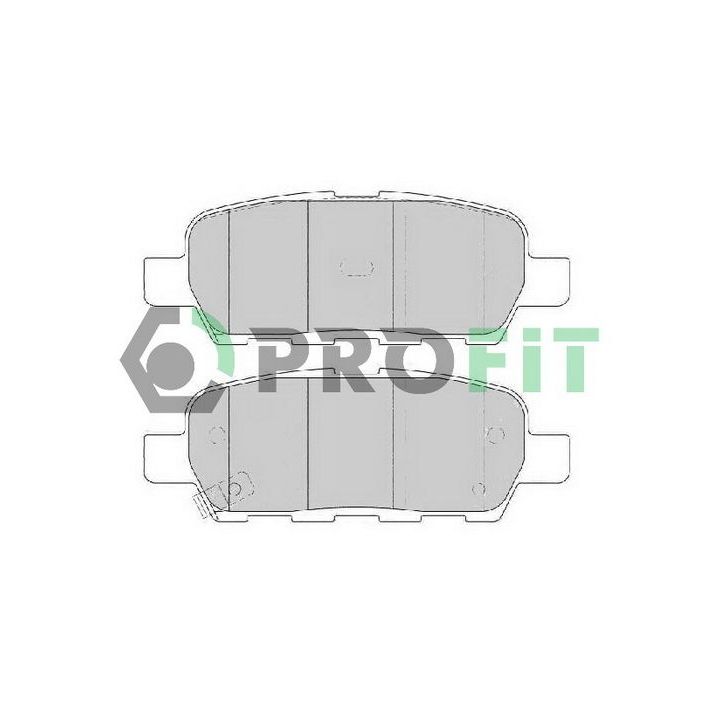 Stabdžių trinkelių rinkinys, diskinis stabdys PROFIT 5000-1693 C