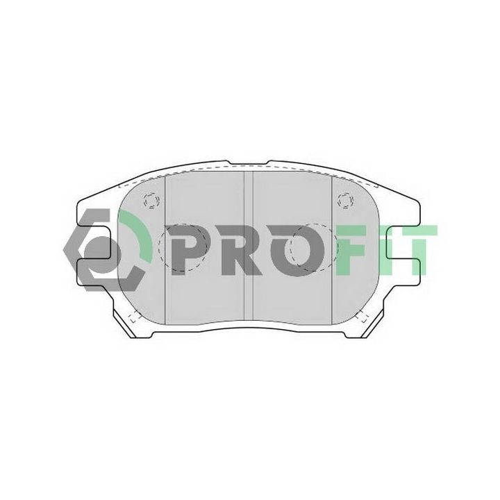 Stabdžių trinkelių rinkinys, diskinis stabdys PROFIT 5000-1697 C