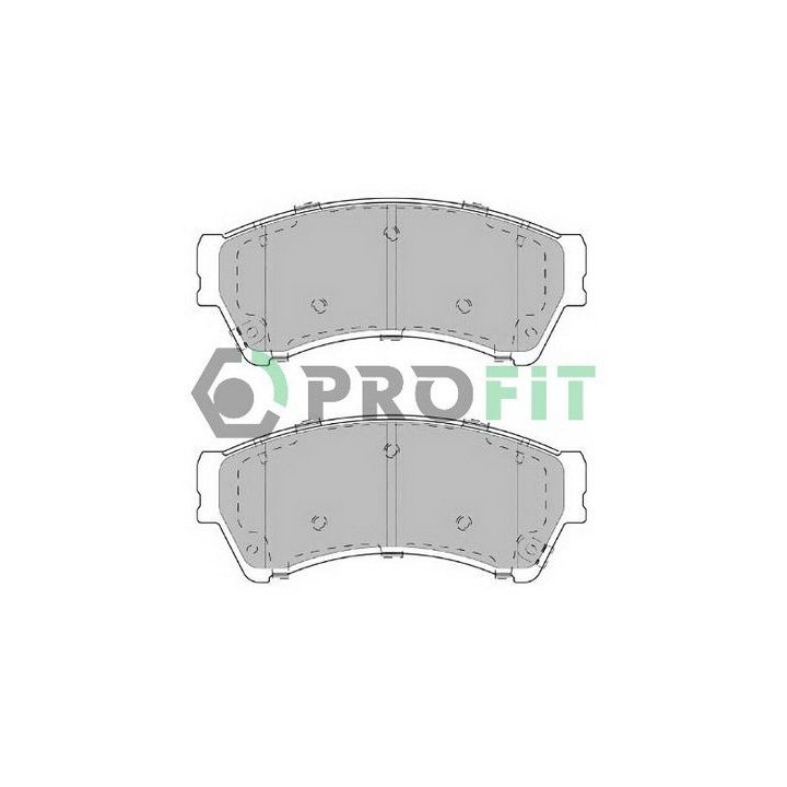 Stabdžių trinkelių rinkinys, diskinis stabdys PROFIT 5000-2021