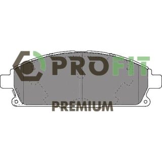 Stabdžių trinkelių rinkinys, diskinis stabdys PROFIT 5005-1263