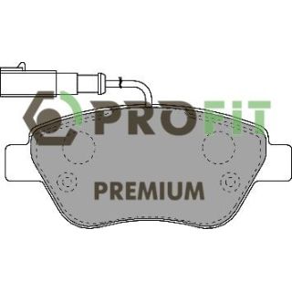 Stabdžių trinkelių rinkinys, diskinis stabdys PROFIT 5005-1466