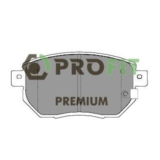 Stabdžių trinkelių rinkinys, diskinis stabdys PROFIT 5005-1786