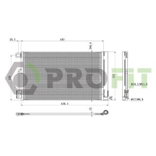Kondensatorius, oro kondicionierius PROFIT 1770-0082