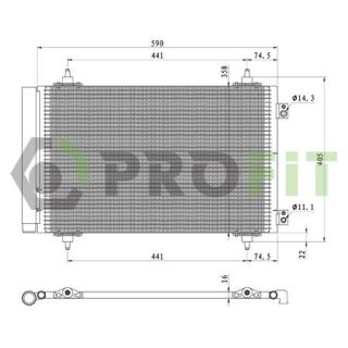 Kondensatorius, oro kondicionierius PROFIT 1770-0086