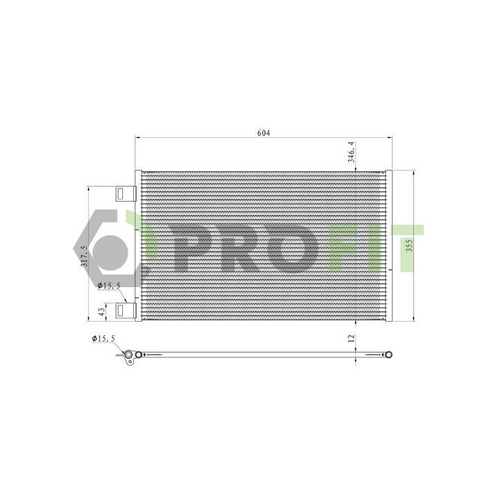 Kondensatorius, oro kondicionierius PROFIT 1770-0088