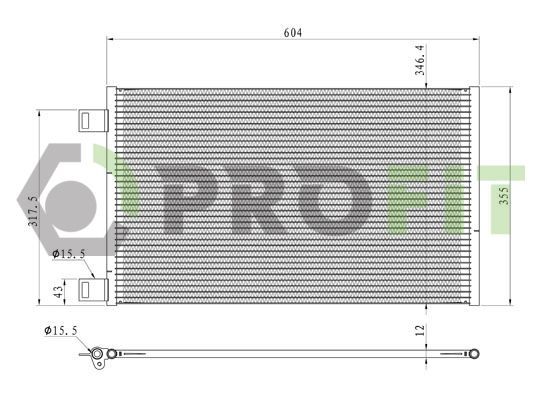 Kondensatorius, oro kondicionierius PROFIT 1770-0088