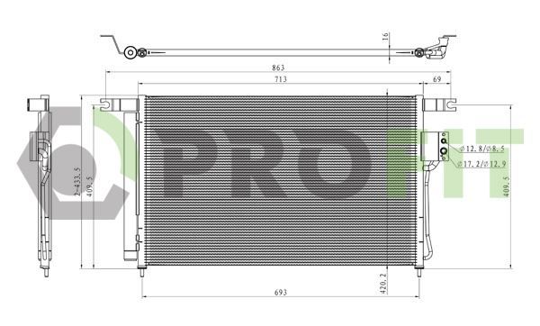 Kondensatorius, oro kondicionierius PROFIT 1770-0141