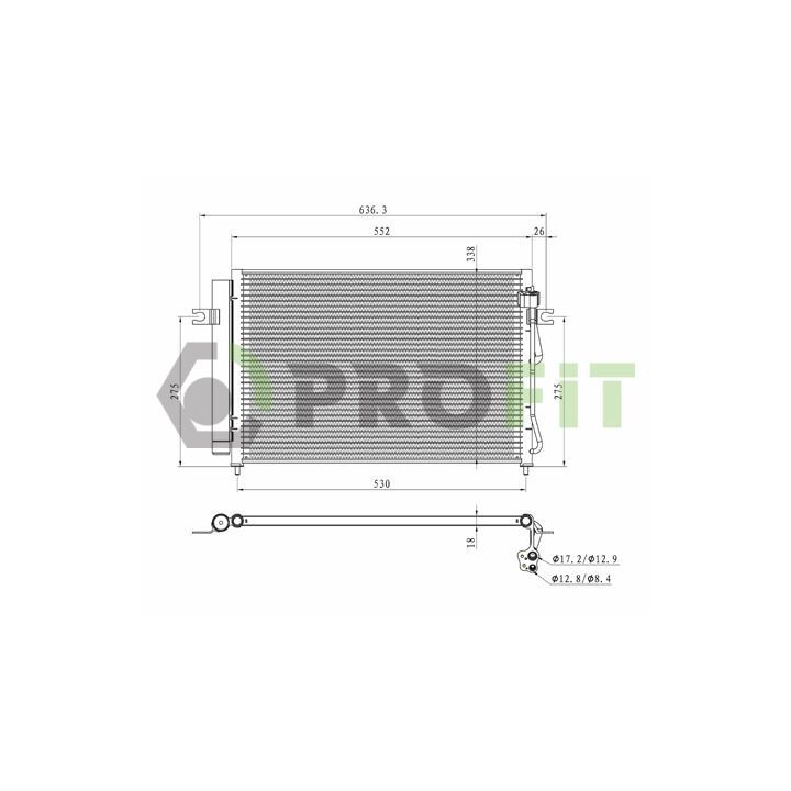 Kondensatorius, oro kondicionierius PROFIT 1770-0142