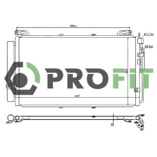 Kondensatorius, oro kondicionierius PROFIT 1770-0144