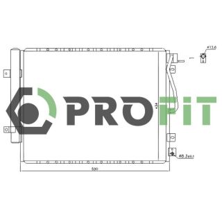 Kondensatorius, oro kondicionierius PROFIT 1770-0152