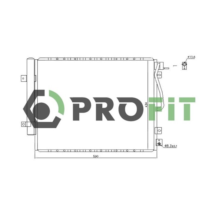 Kondensatorius, oro kondicionierius PROFIT 1770-0152