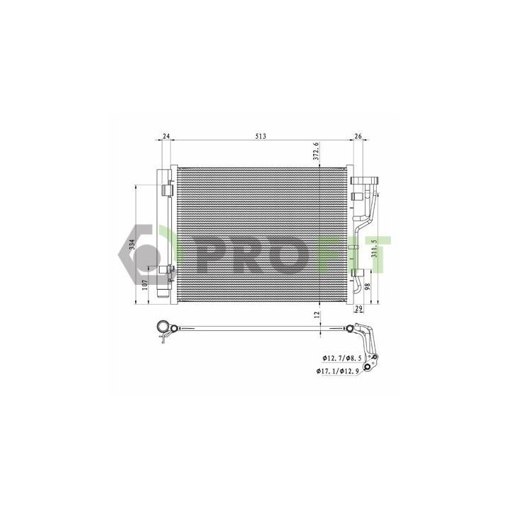 Kondensatorius, oro kondicionierius PROFIT 1770-0154
