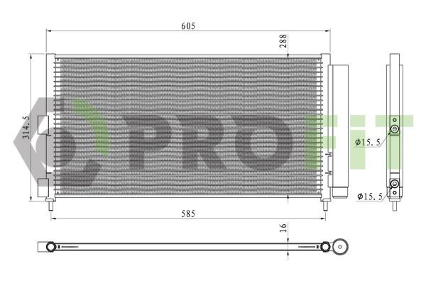 Kondensatorius, oro kondicionierius PROFIT 1770-0184