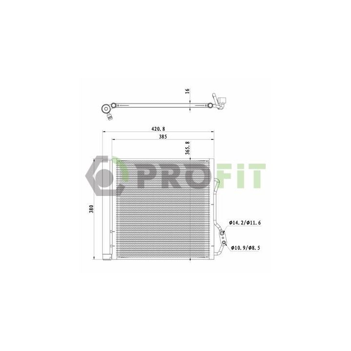 Kondensatorius, oro kondicionierius PROFIT 1770-0310