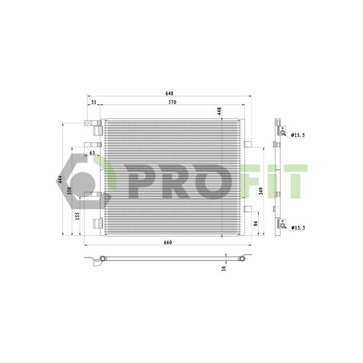 Kondensatorius, oro kondicionierius PROFIT 1770-0383