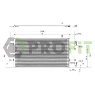 Kondensatorius, oro kondicionierius PROFIT 1770-0384